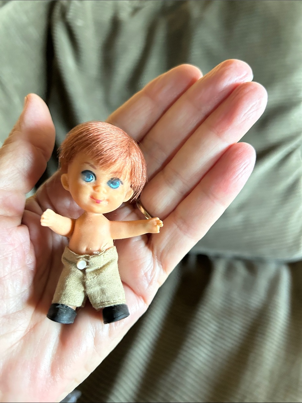 Rare Liddle Kiddle Mattel “Bunson Burnie” vinyl doll with Blue Eyes - Kids Toys